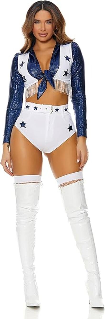 NEW Forplay Dallas Cowboys Cheerleader Costume Size XS Small